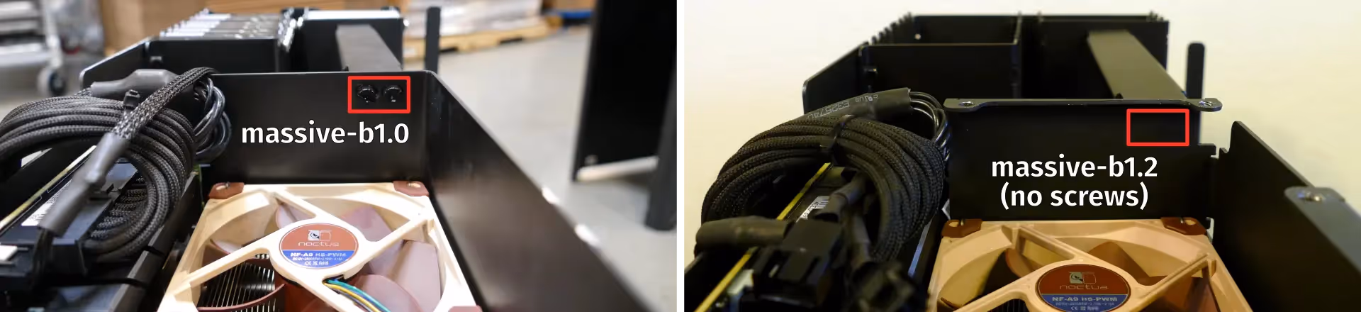Top crossbar screws