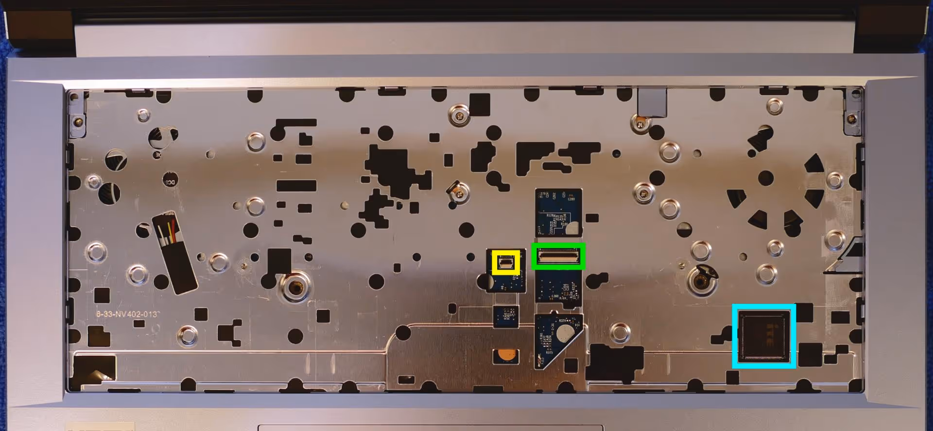 Under-Keyboard Connectors