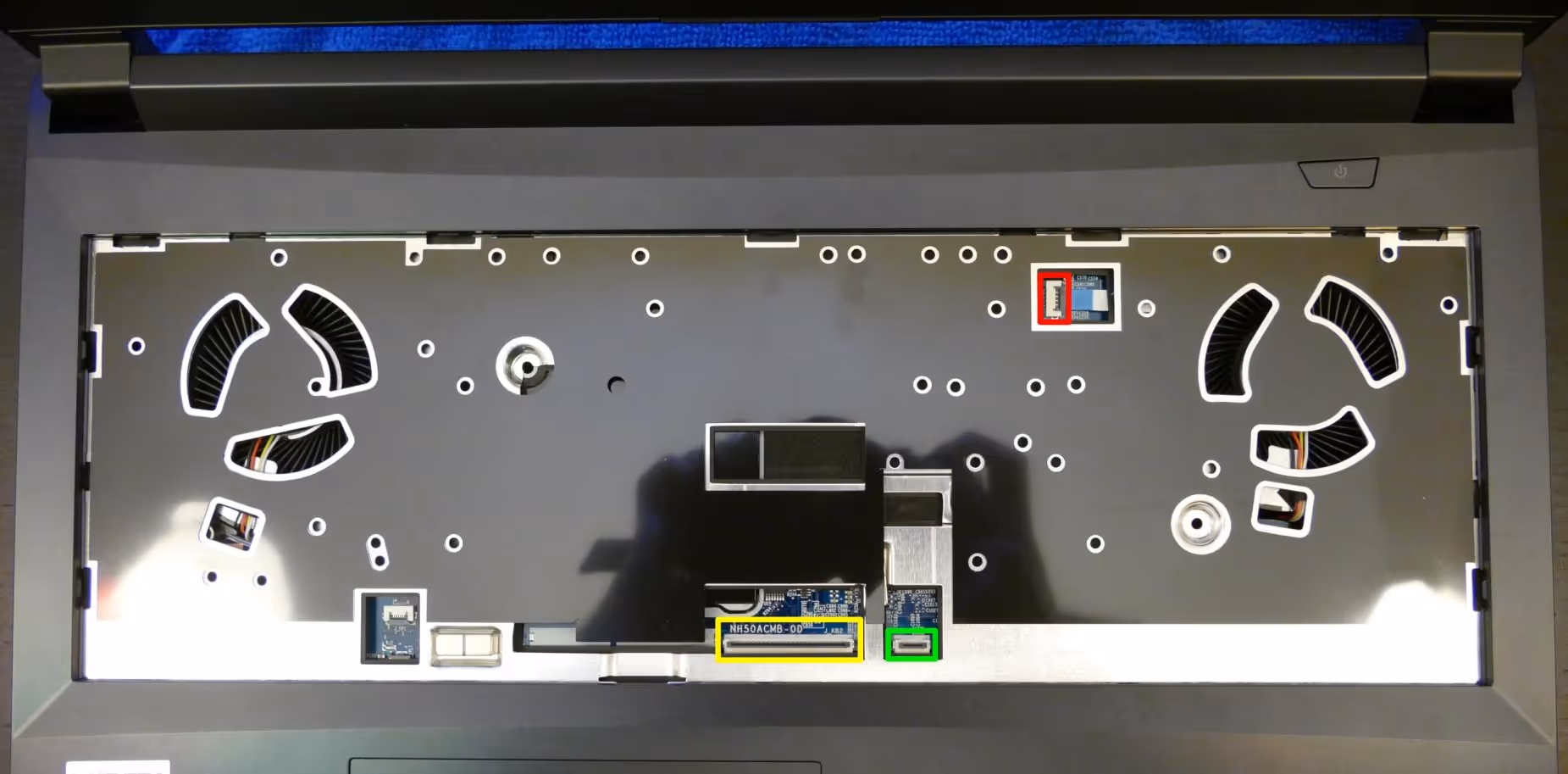 Under-Keyboard Connectors