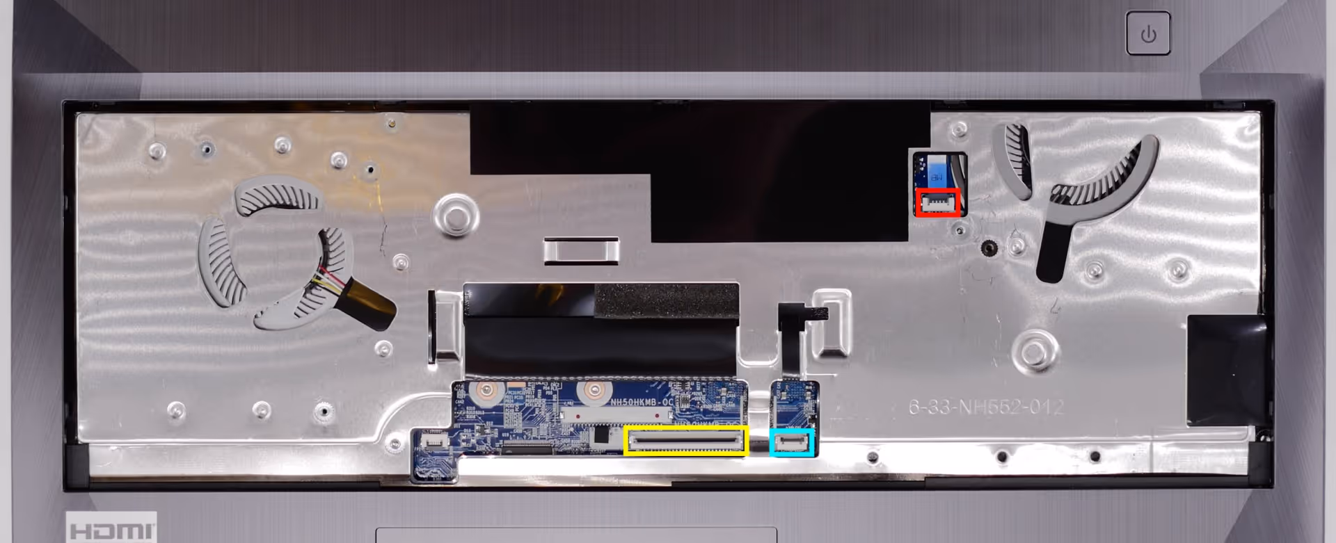 Under-Keyboard Connectors