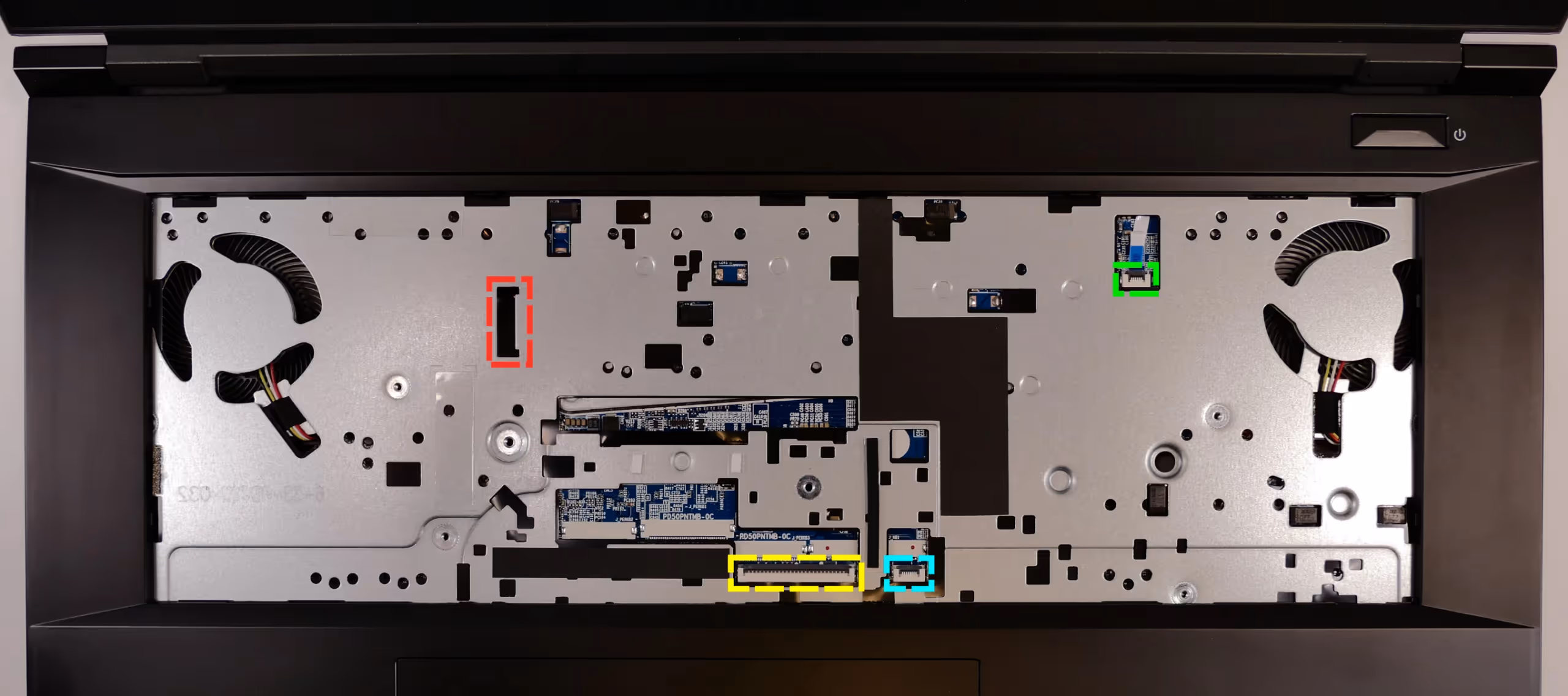 Under-Keyboard Connectors